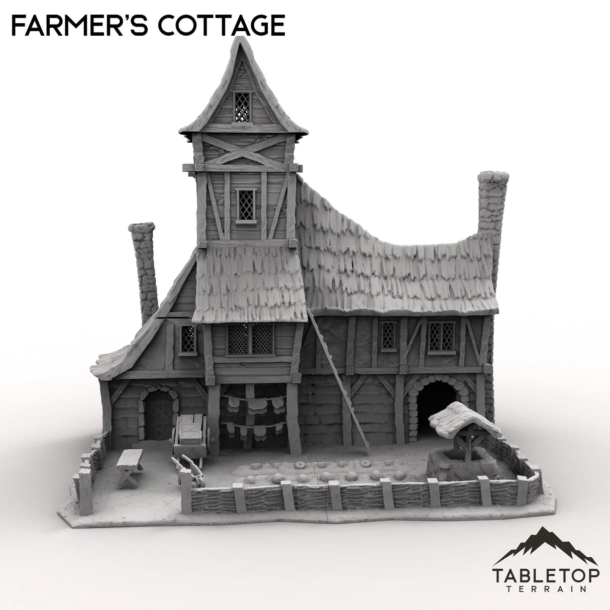 Tabletop Terrain Building Farmer's Cottage