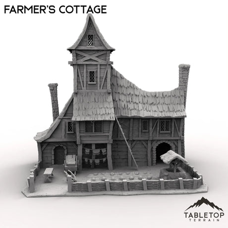 Tabletop Terrain Building Farmer's Cottage