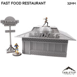 Tabletop Terrain Building Fast Food Restaurant