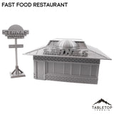Tabletop Terrain Building Fast Food Restaurant
