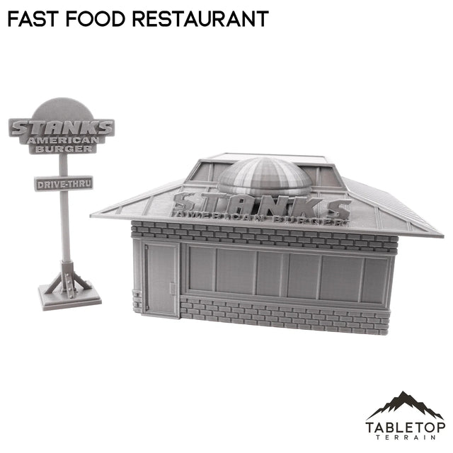 Tabletop Terrain Building Fast Food Restaurant