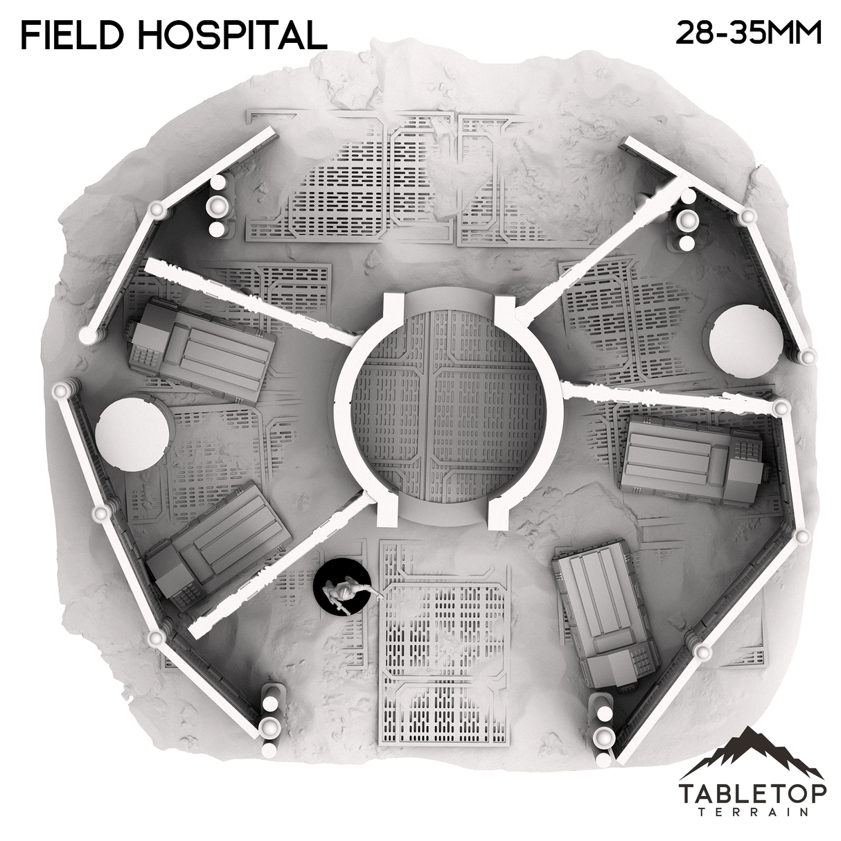 Tabletop Terrain Building Field Hospital