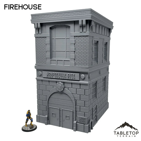 Tabletop Terrain Building Firehouse