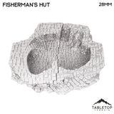 Tabletop Terrain Building Fisherman's Hut - Hagglethorn Hollow - Fantasy Building