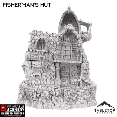 Tabletop Terrain Building Fisherman's Hut - Hagglethorn Hollow - Fantasy Building