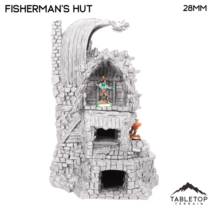 Tabletop Terrain Building Fisherman's Hut - Hagglethorn Hollow - Fantasy Building