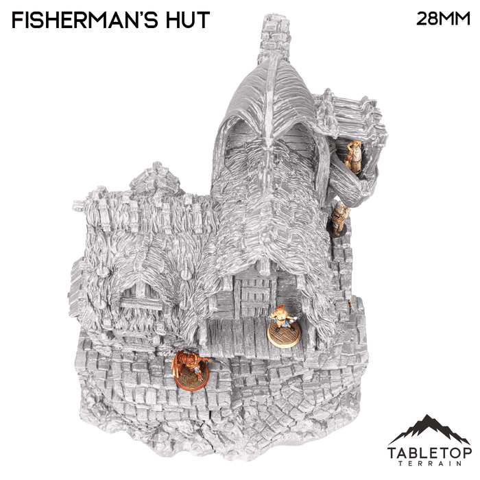 Tabletop Terrain Building Fisherman's Hut - Hagglethorn Hollow - Fantasy Building