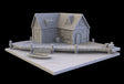 Tabletop Terrain Building Fishery - Town of Grexdale - Fantasy Building