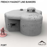 Tabletop Terrain Building Fort / 32mm French Maginot Line Bunkers
