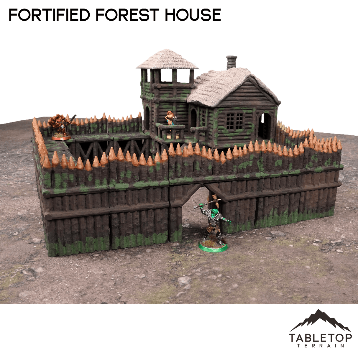 Tabletop Terrain Building Fortified Forest House