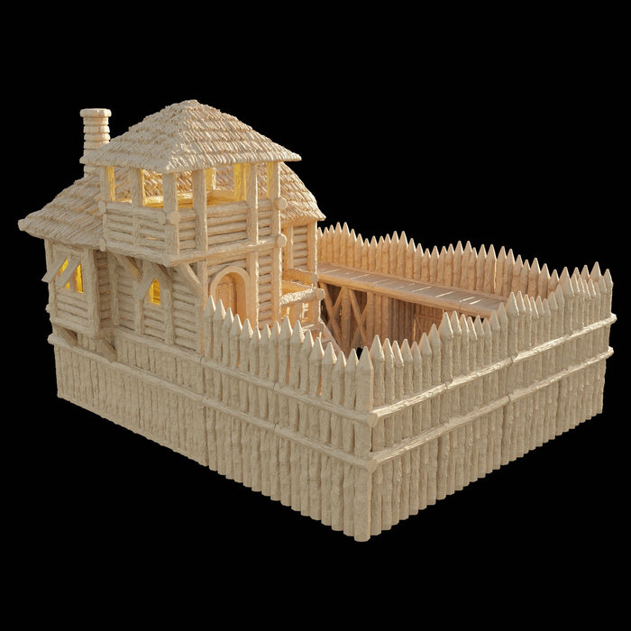 Tabletop Terrain Building Fortified Forest House
