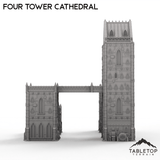 Tabletop Terrain Building Four Tower Cathedral - Caelum Turrim #1