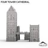 Tabletop Terrain Building Four Tower Cathedral - Caelum Turrim #1