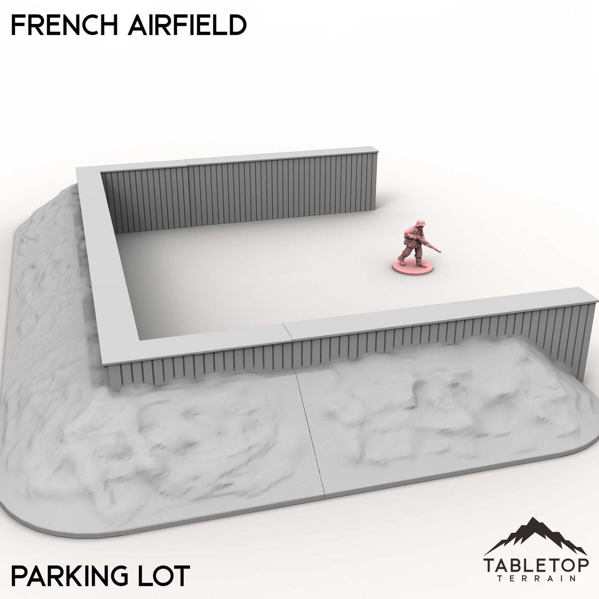 Tabletop Terrain Building French Airfield