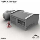 Tabletop Terrain Building French Airfield