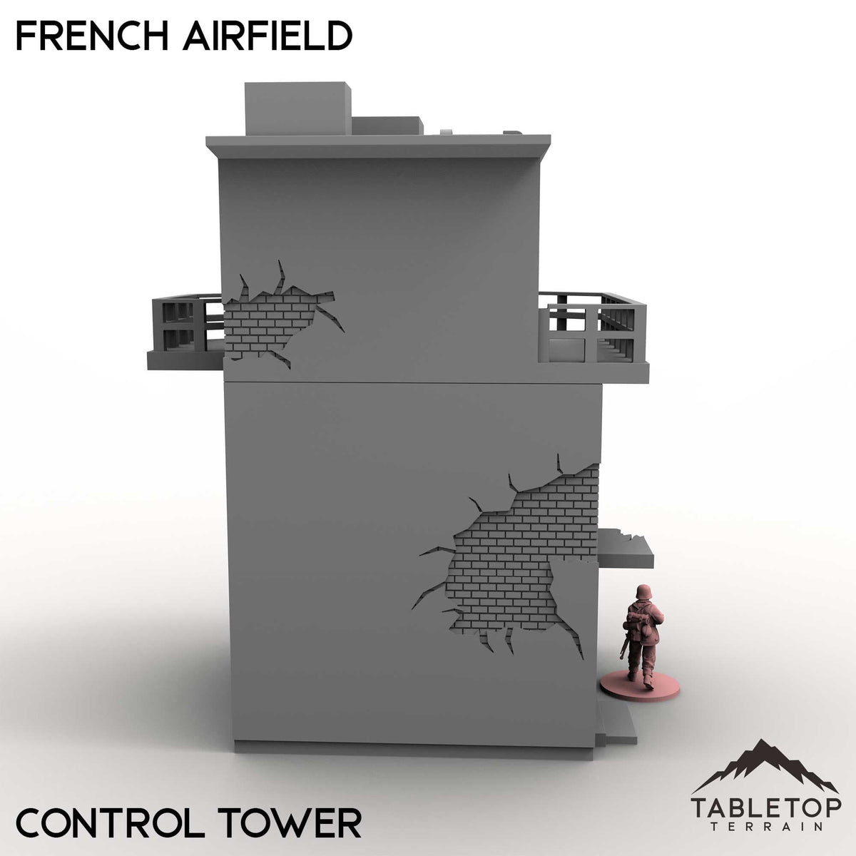 Tabletop Terrain Building French Airfield