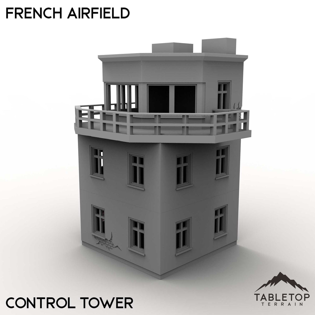 Tabletop Terrain Building French Airfield