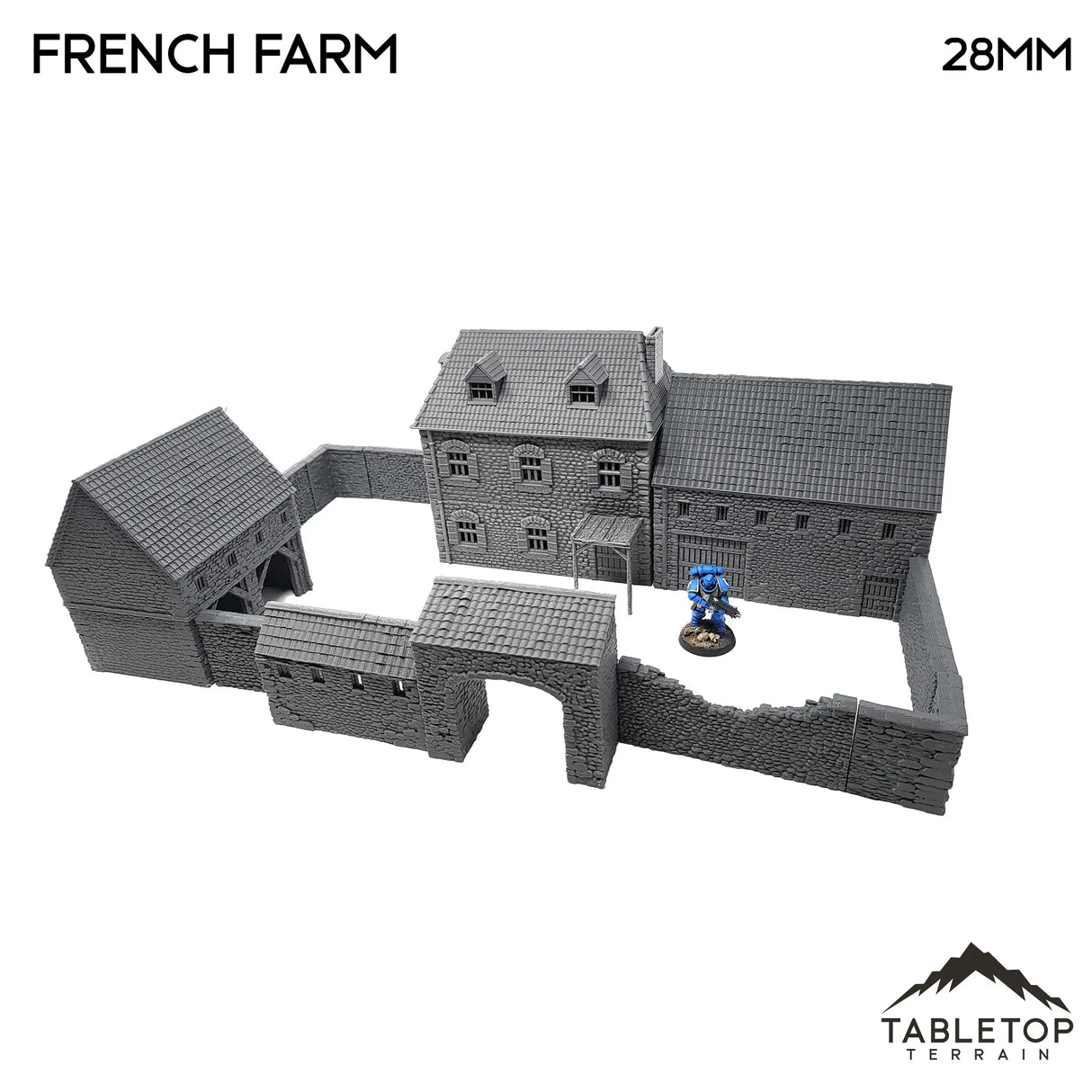 Tabletop Terrain Building French Farm - WWII - Building