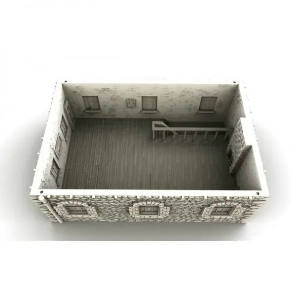 Tabletop Terrain Building French Farmhouse - WWII Building