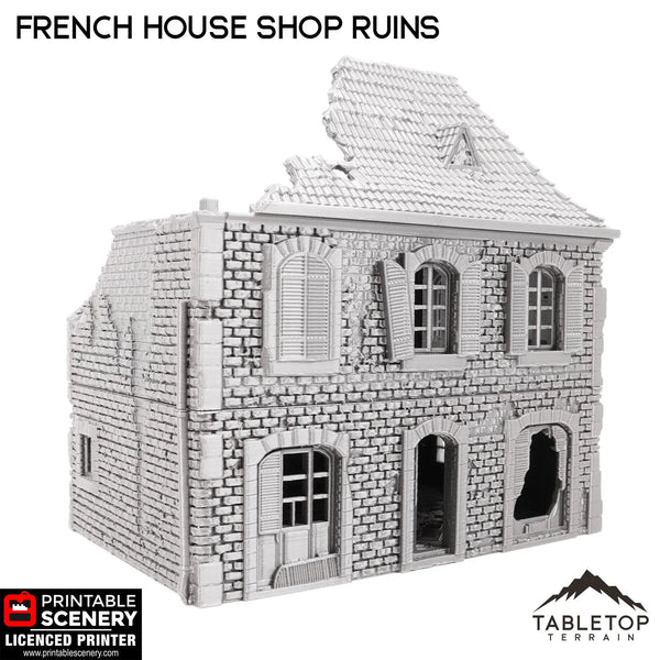 LARGE HOUSE A GRANDE MAISON - 3D PRINTED Décor Wargame Terrain Napoleon LARGE HOUSE A GRANDE MAISON - 3D PRINTED Décor Wargame Terrain Napoleon