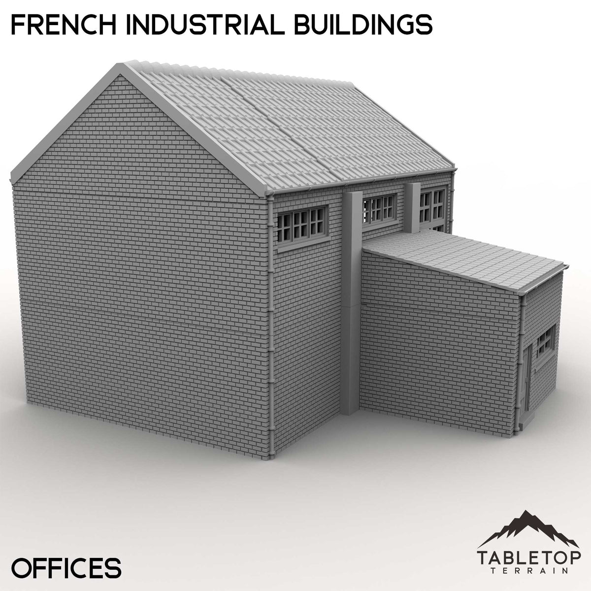Tabletop Terrain Building French Industrial Buildings
