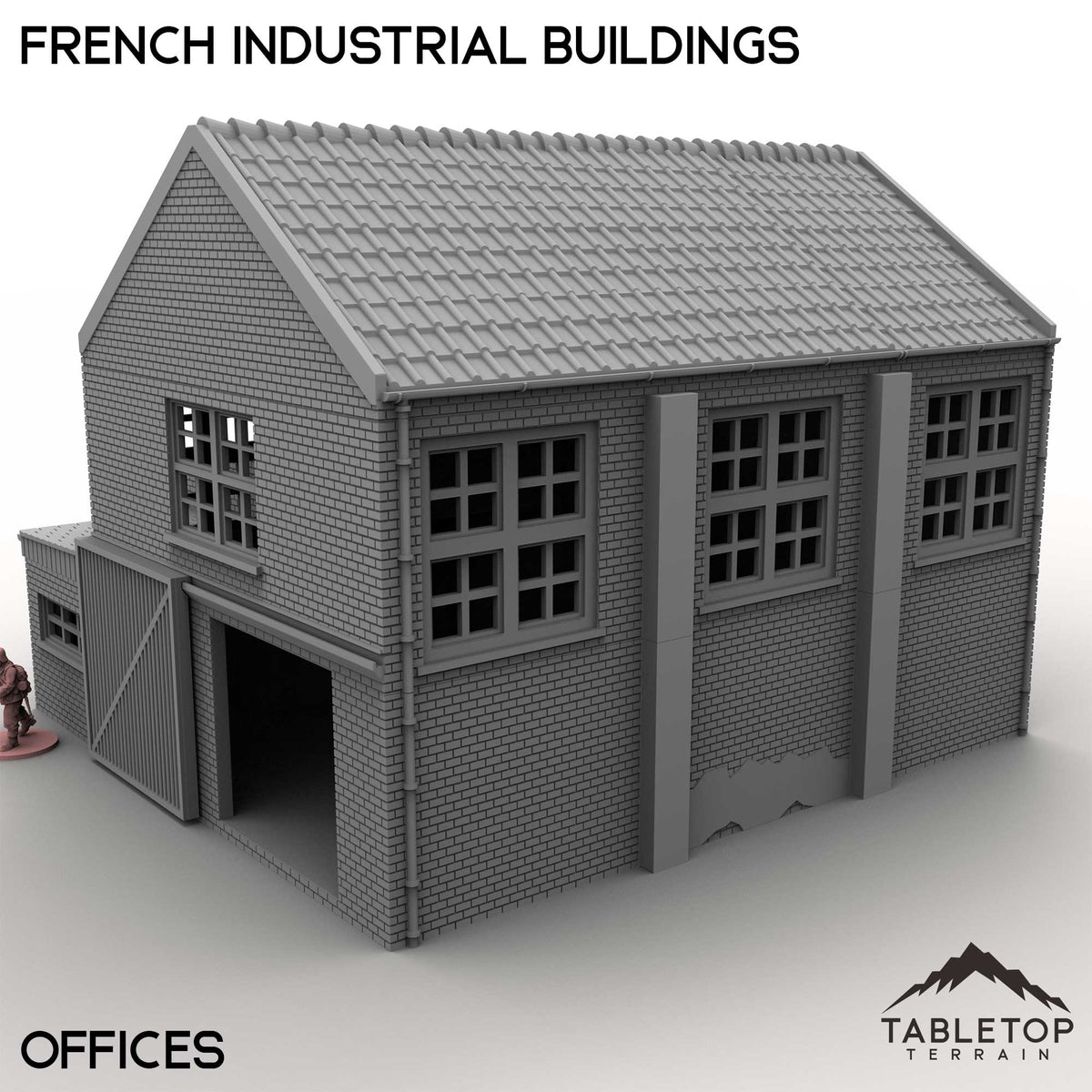 Tabletop Terrain Building French Industrial Buildings