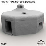 Tabletop Terrain Building French Maginot Line Bunkers