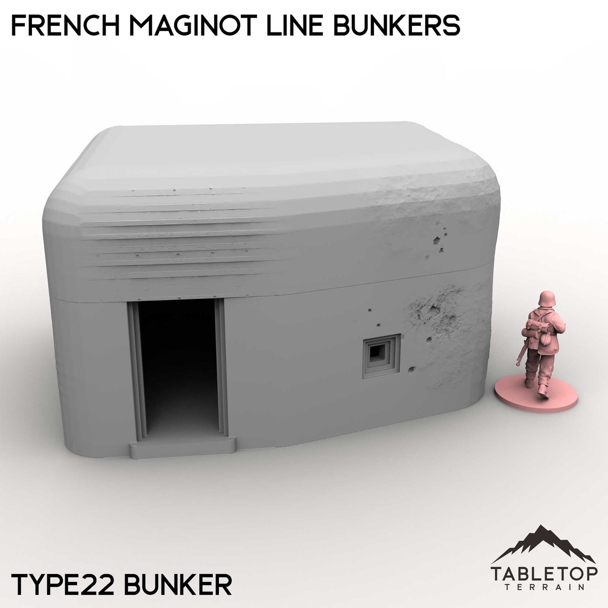 Tabletop Terrain Building French Maginot Line Bunkers