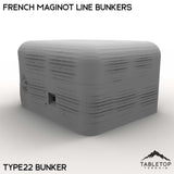 Tabletop Terrain Building French Maginot Line Bunkers