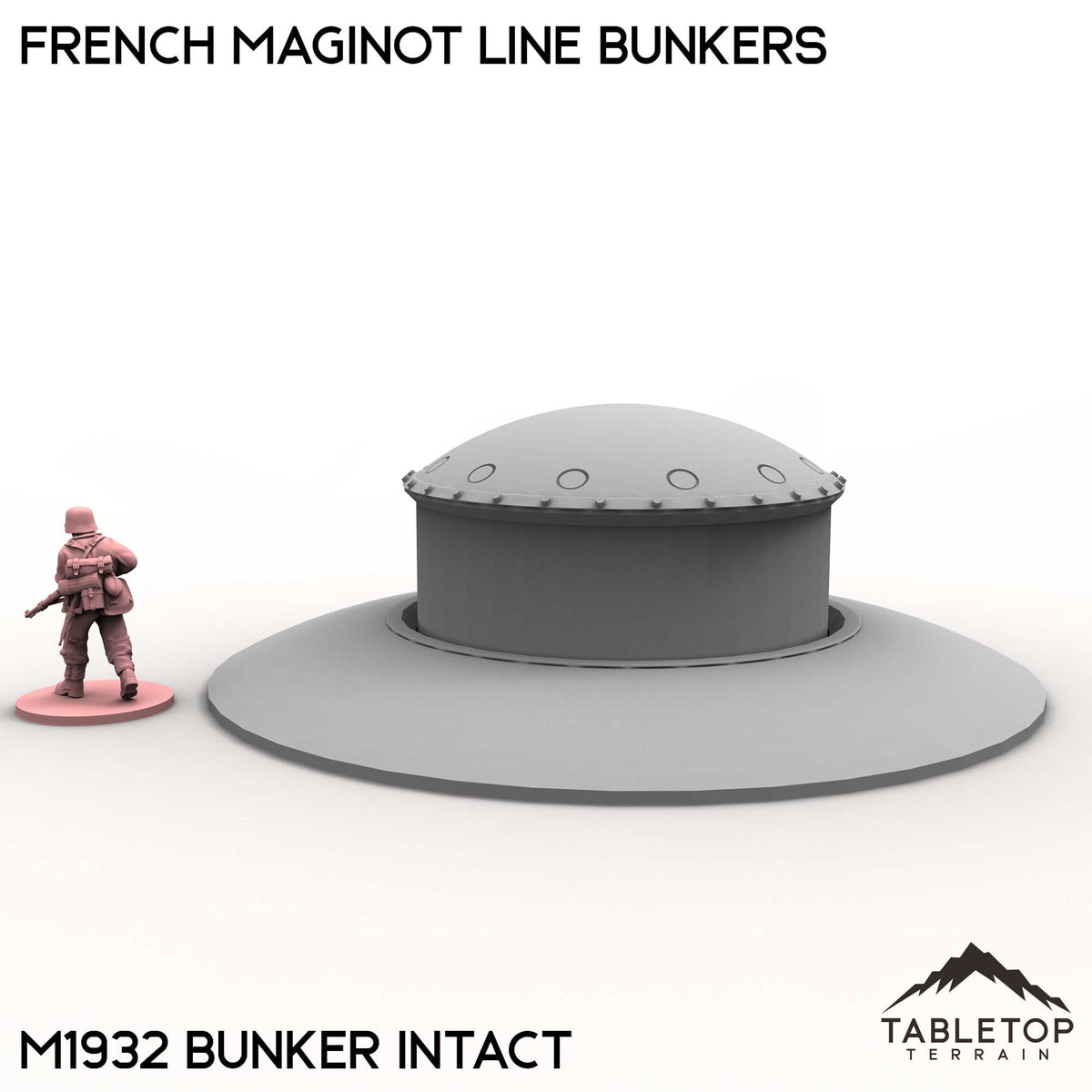 Tabletop Terrain Building French Maginot Line Bunkers