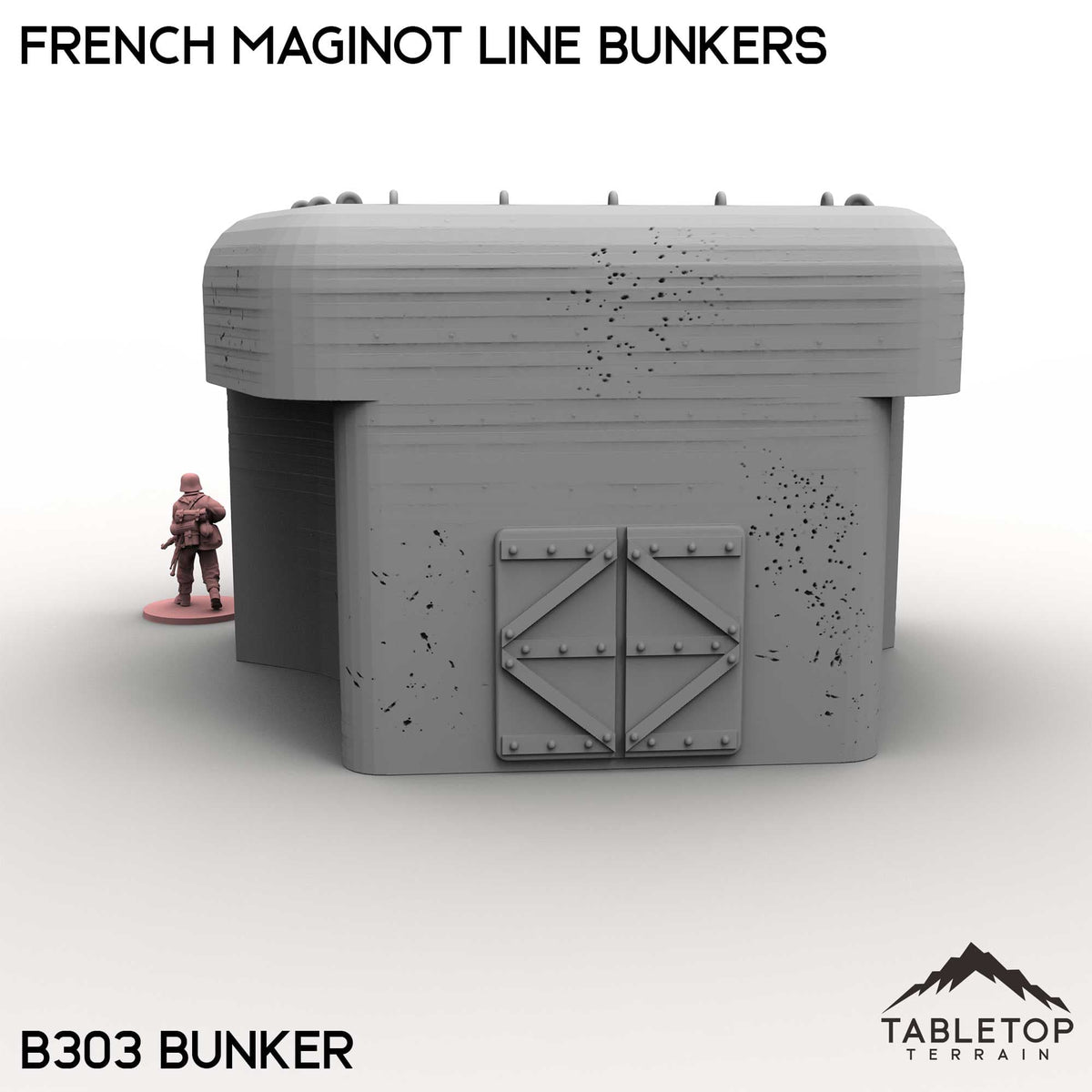 Tabletop Terrain Building French Maginot Line Bunkers