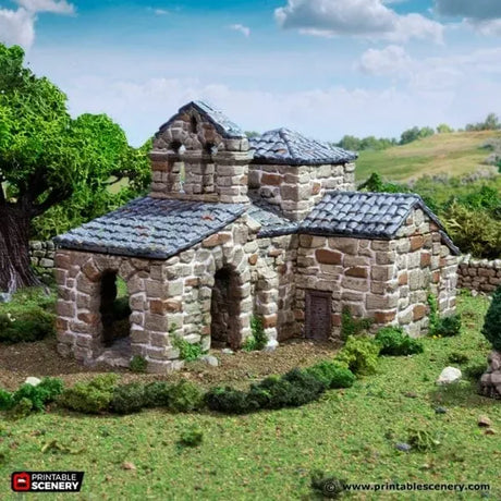 Tabletop Terrain Building French Mausoleum - Country & King - Fantasy Historical Building