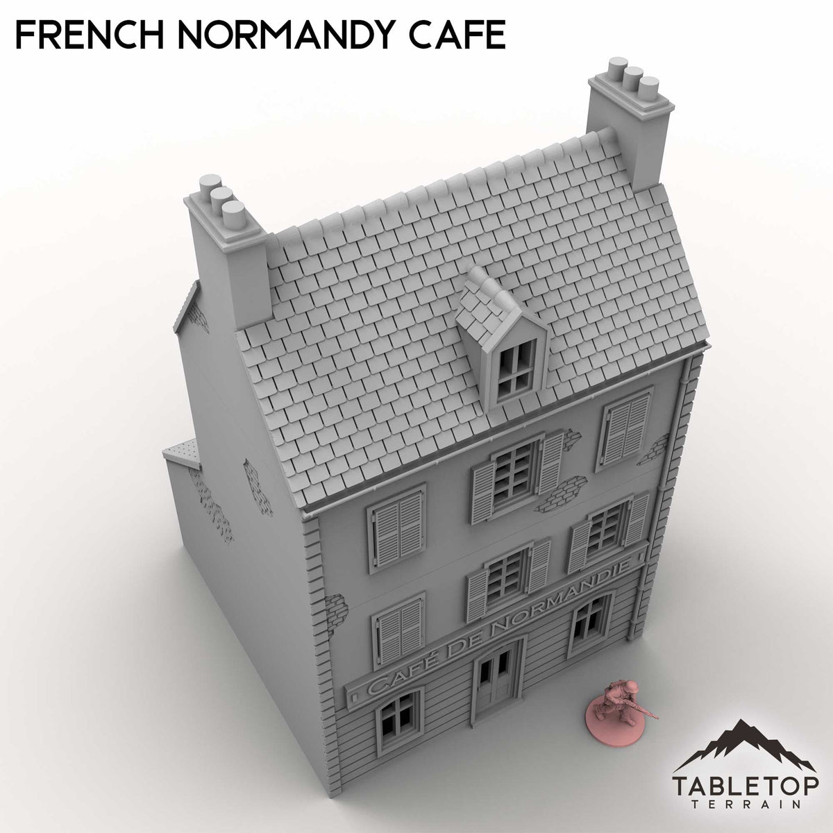 Tabletop Terrain Building French Normandy Cafe