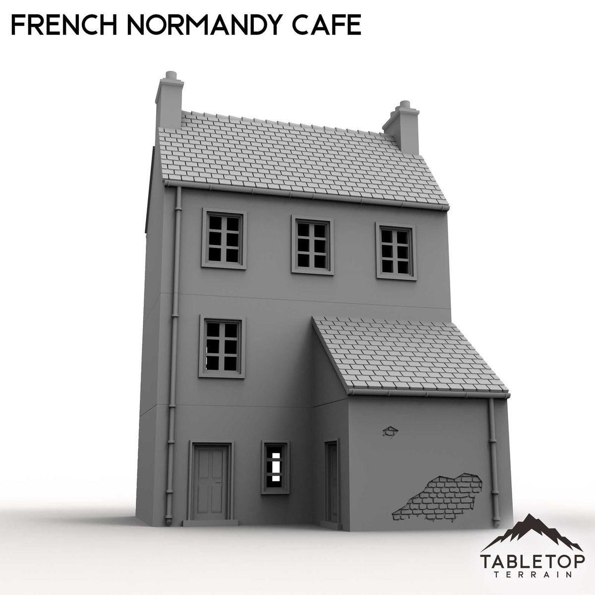 Tabletop Terrain Building French Normandy Cafe