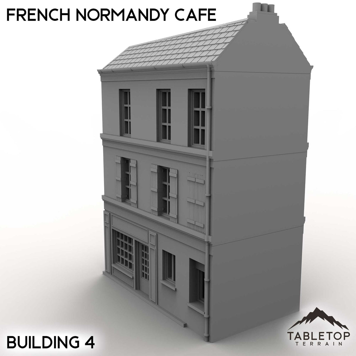 Tabletop Terrain Building French Normandy Corner Buildings