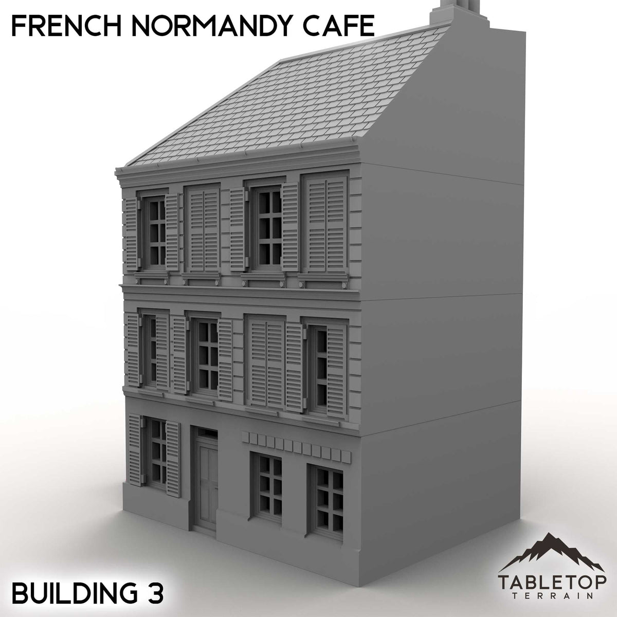 Tabletop Terrain Building French Normandy Corner Buildings