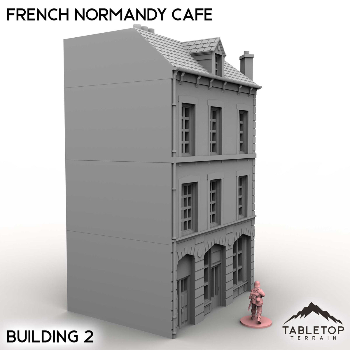 Tabletop Terrain Building French Normandy Corner Buildings
