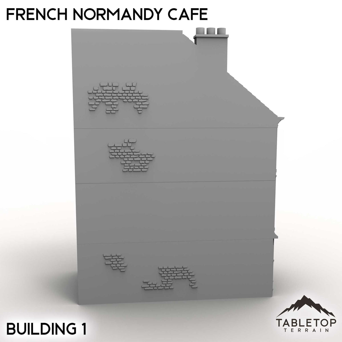 Tabletop Terrain Building French Normandy Corner Buildings