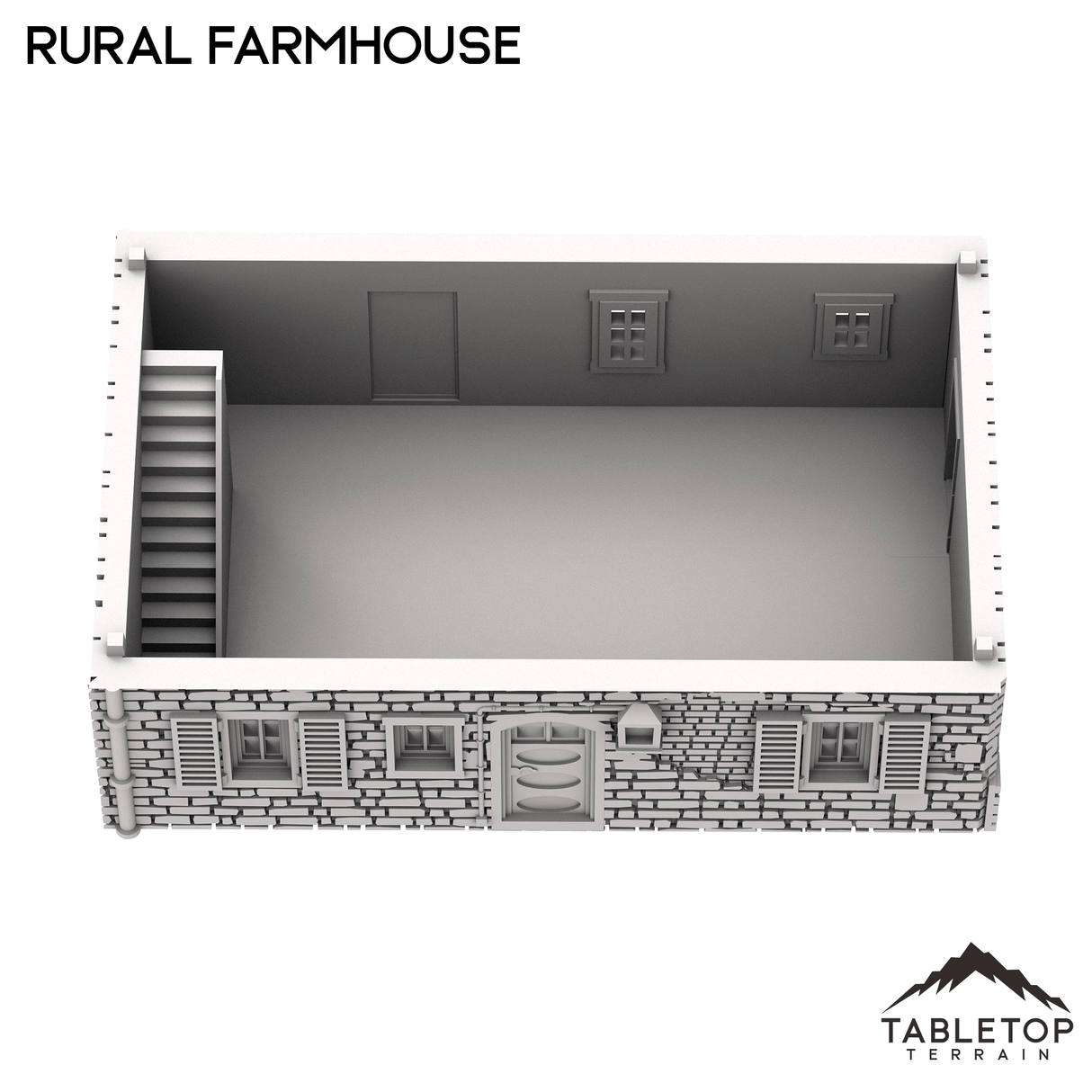 Tabletop Terrain Building French Rural Farmhouse