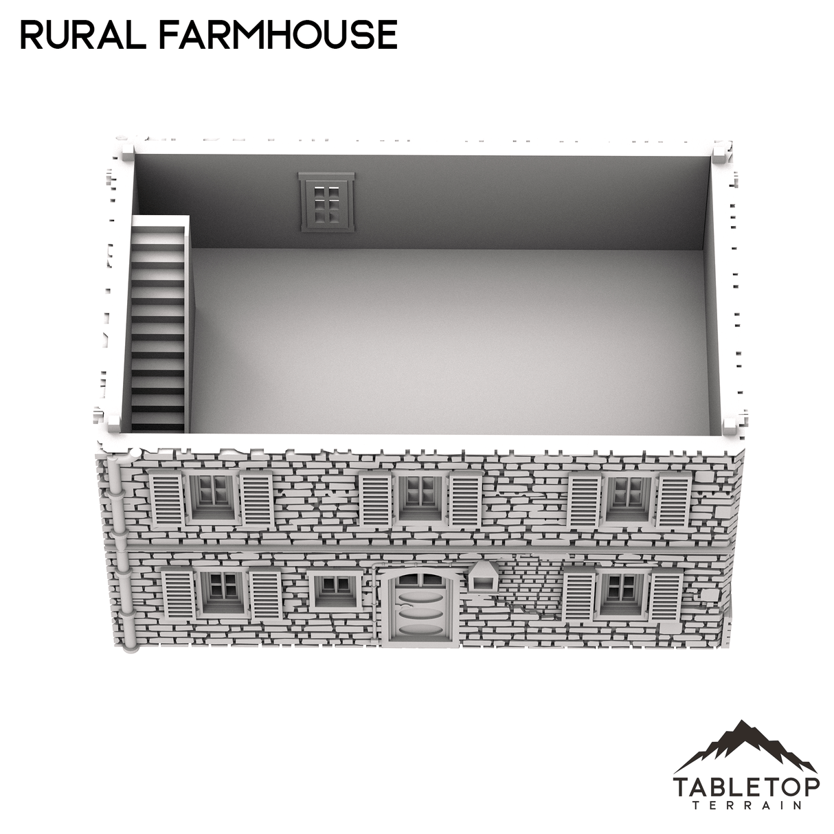 Tabletop Terrain Building French Rural Farmhouse