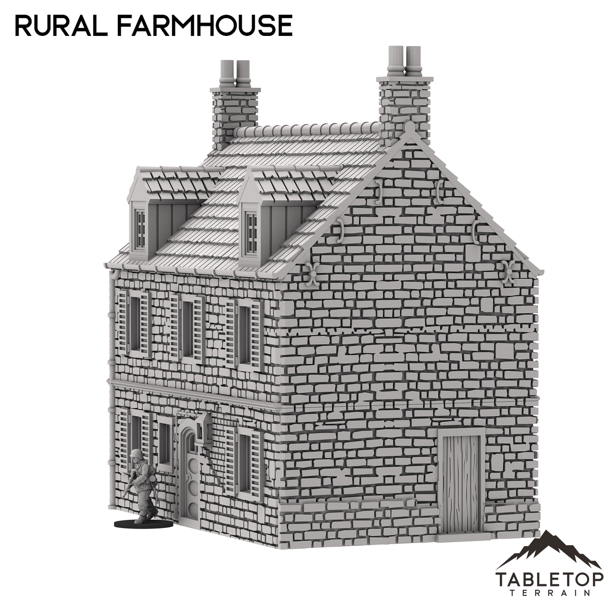 Tabletop Terrain Building French Rural Farmhouse