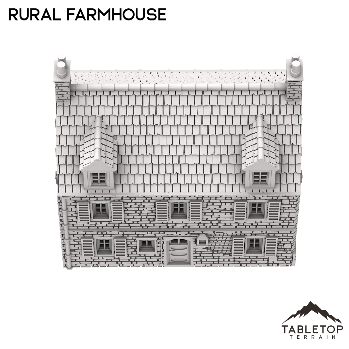 Tabletop Terrain Building French Rural Farmhouse