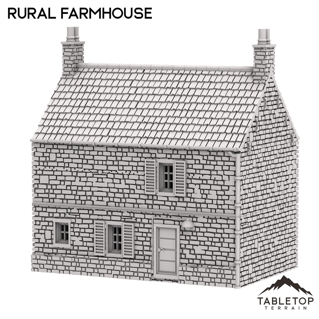 Tabletop Terrain Building French Rural Farmhouse