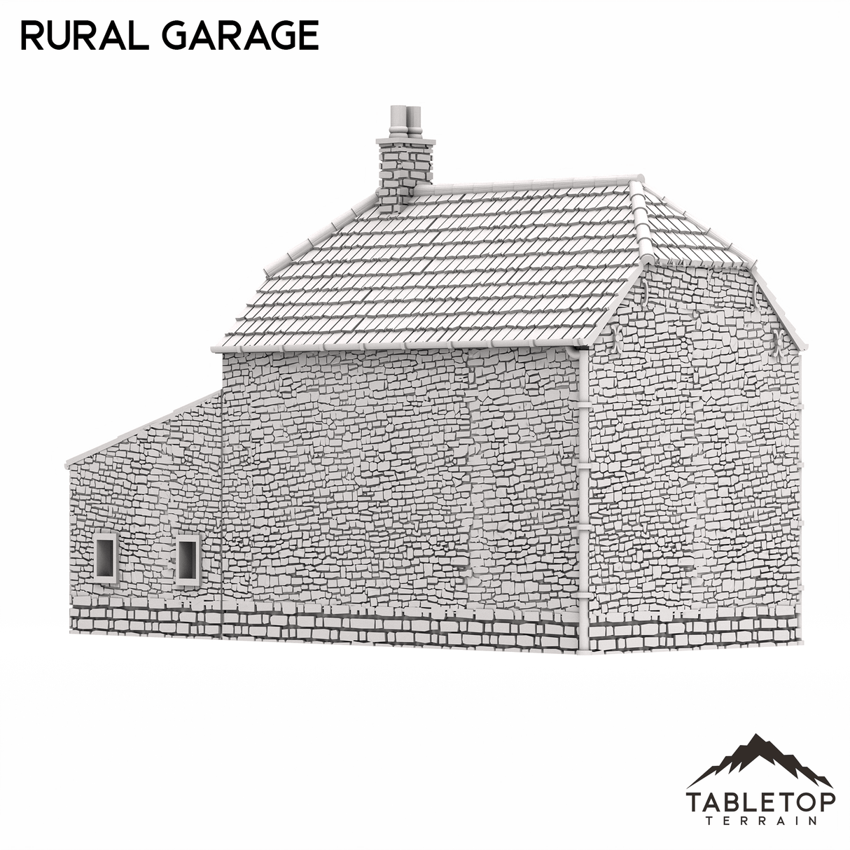 Tabletop Terrain Building French Rural Garage