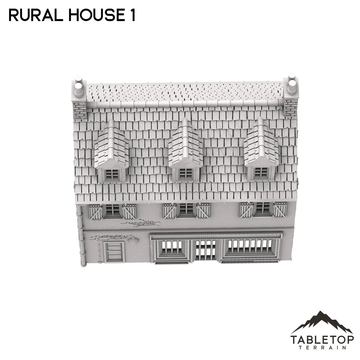Tabletop Terrain Building French Rural House 1