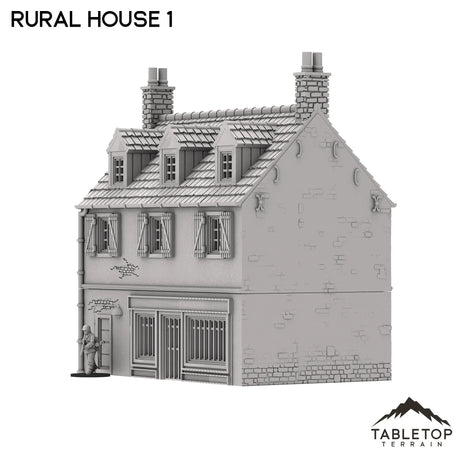 Tabletop Terrain Building French Rural House 1