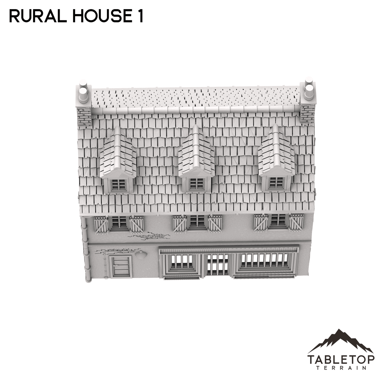 Tabletop Terrain Building French Rural House 1