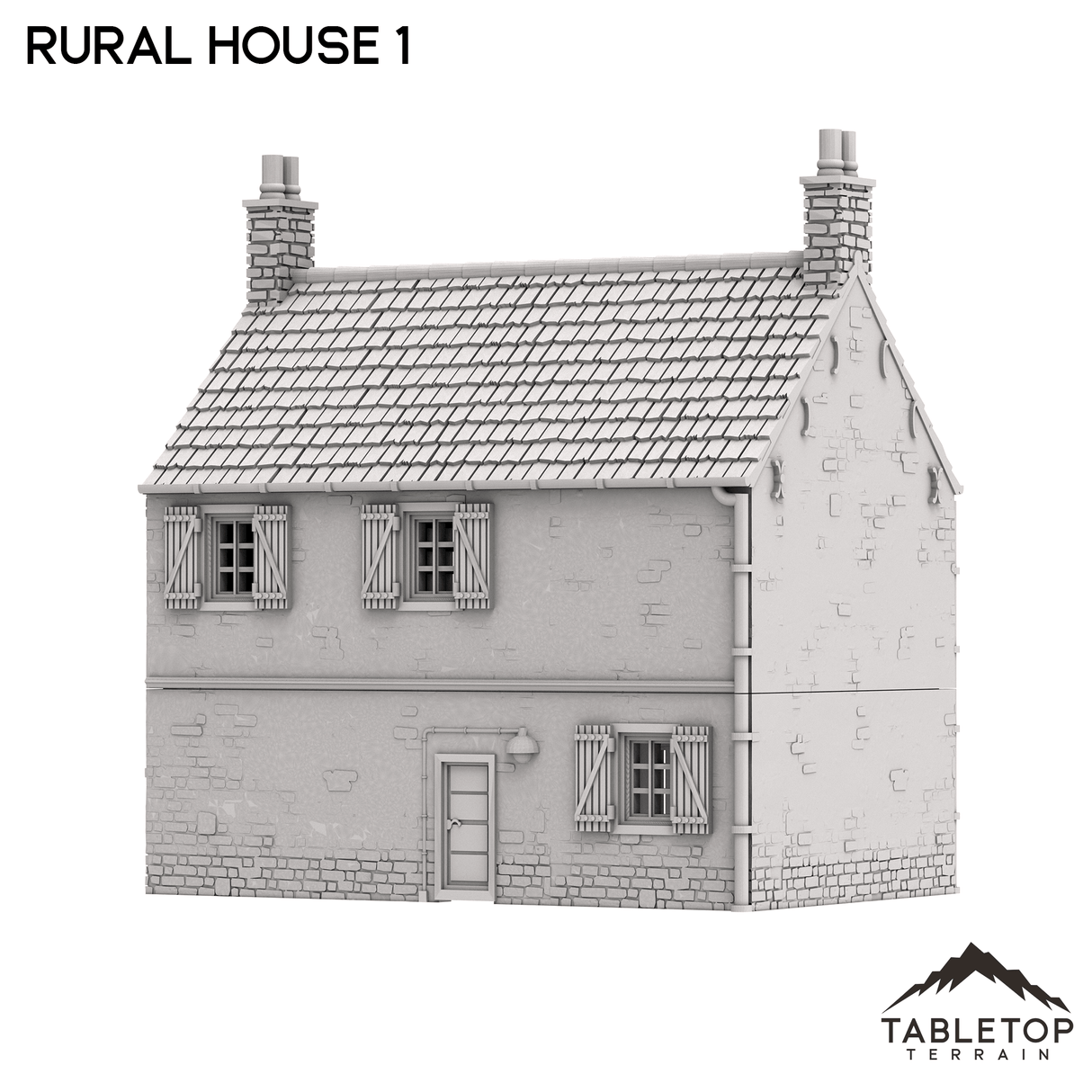 Tabletop Terrain Building French Rural House 1