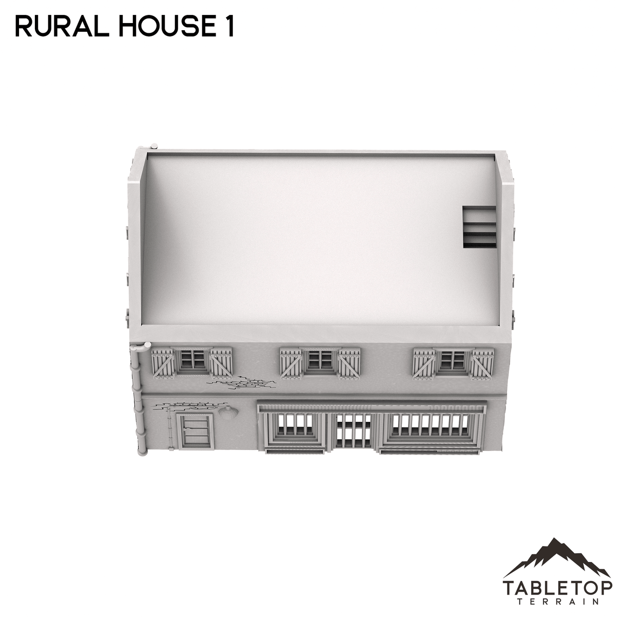 Tabletop Terrain Building French Rural House 1