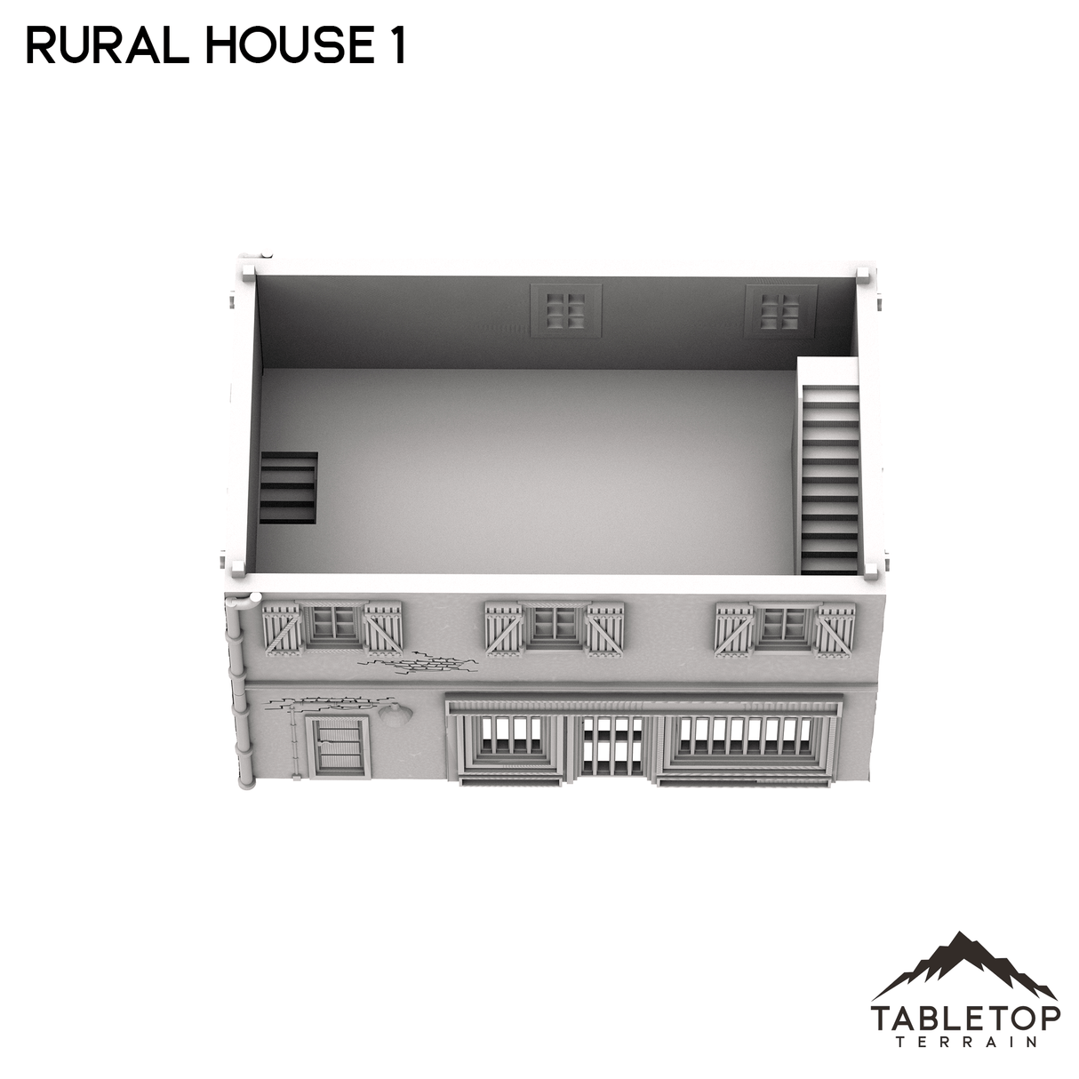 Tabletop Terrain Building French Rural House 1